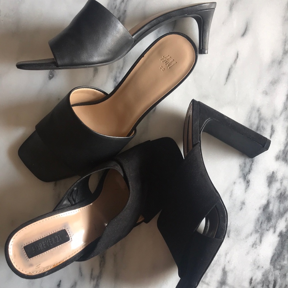 2 Pair Slides/Sandals